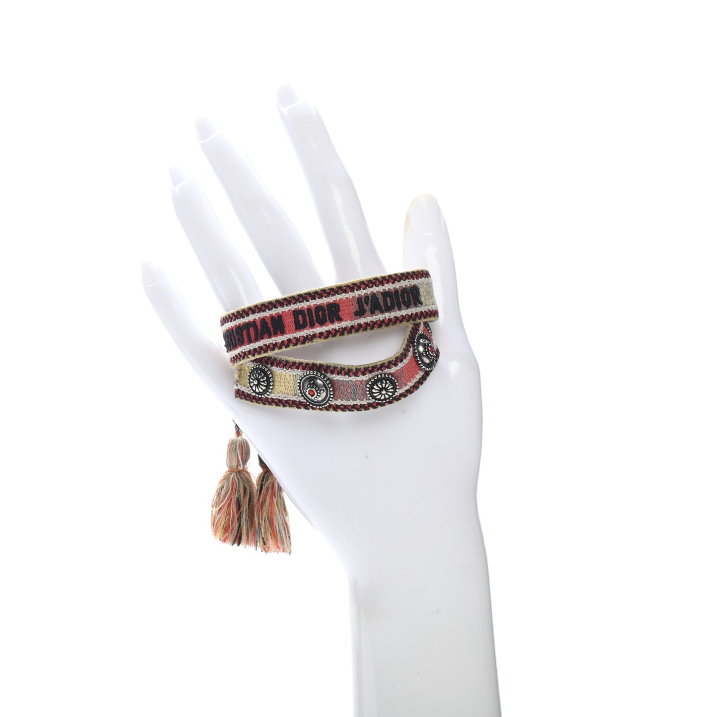 Woven Cotton J'Adior Friendship Bracelet Set Multicolor