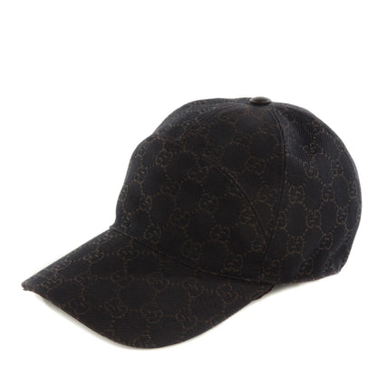 Gucci Monogram Web Baseball Hat M Black 1 of 9
