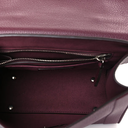 Givenchy Grained Calfskin Mini Shark Lock Oxblood Red 5 of 9