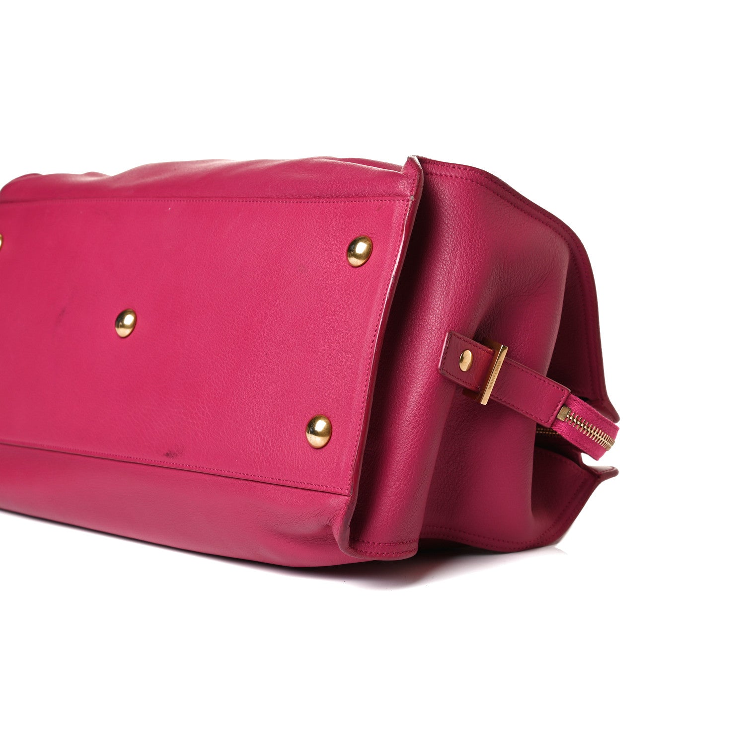Saint Laurent Calfskin Medium Classic Y Cabas Fuchsia 19 of 34