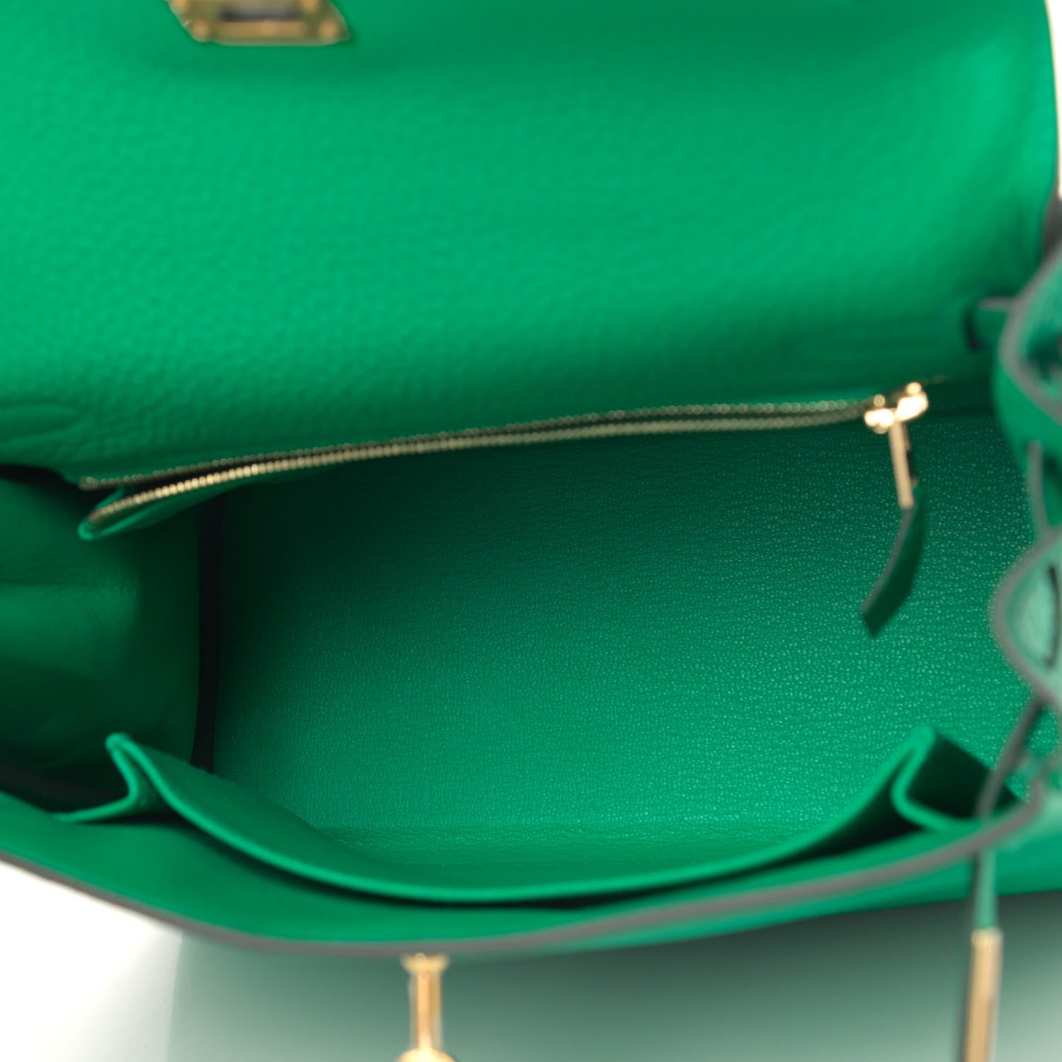 Hermes Togo Kelly Retourne 25 Menthe 4 of 10