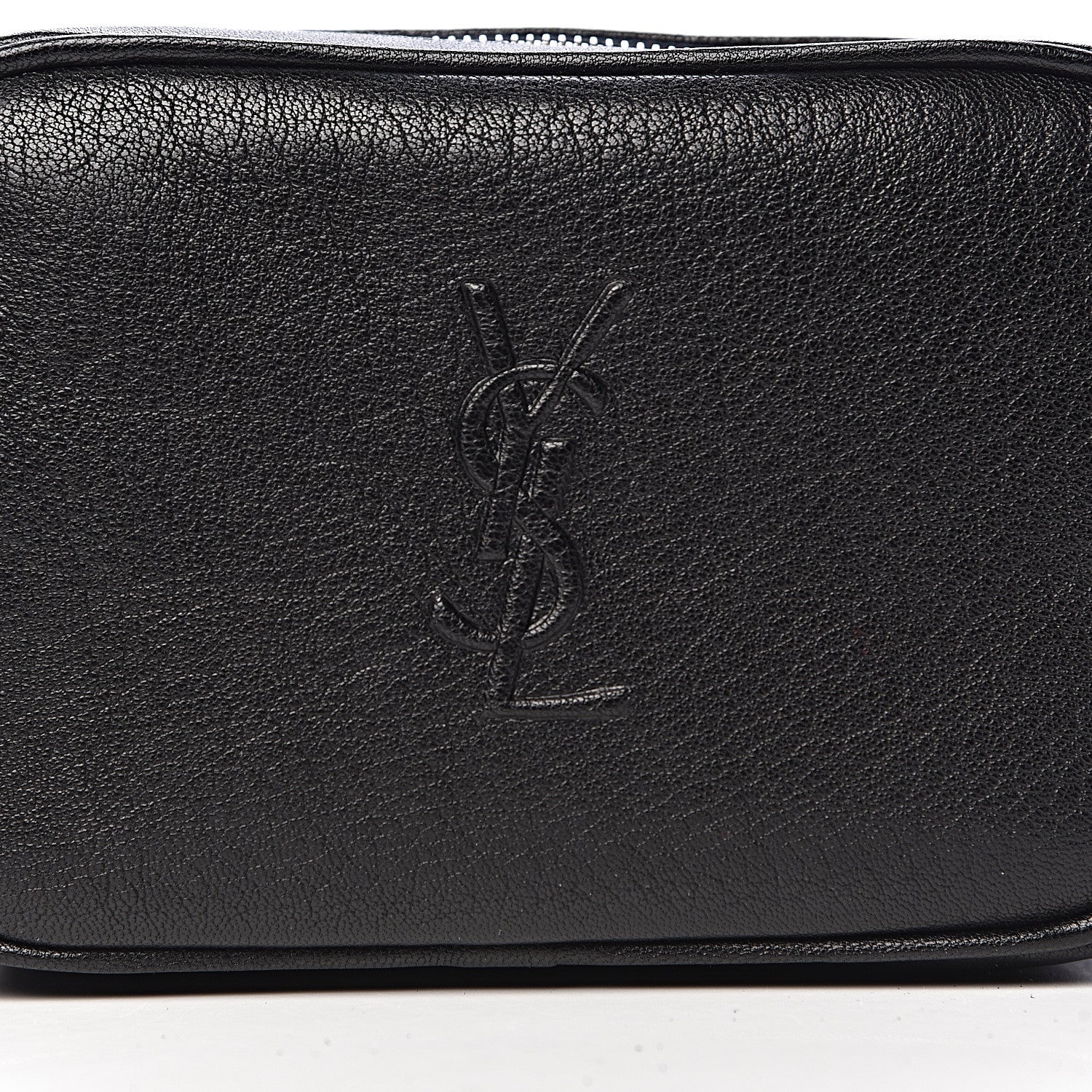 Saint Laurent Lambskin Monogram Lou Belt Bag Black 8 of 10