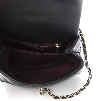 Chanel Caviar Quilted Extra Mini Coco Handle Flap Black 5 of 10