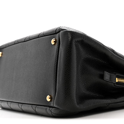 Chanel Caviar Quilted Timeless CC Soft Tote Black 12 of 14