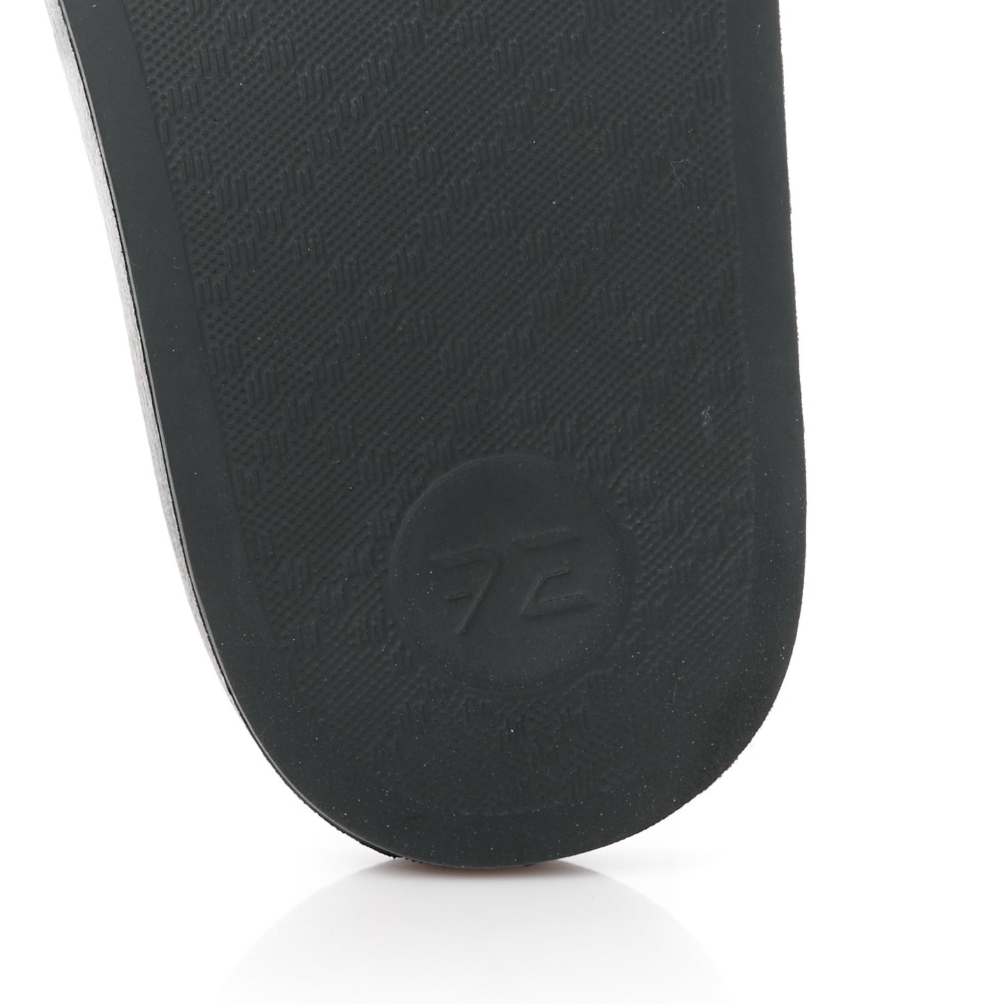Rubber Womens Logo Slide Sandals 37 Black