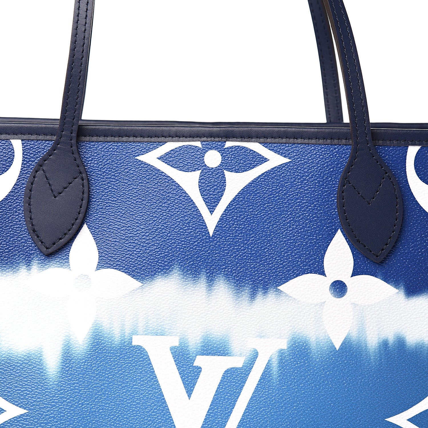 Louis Vuitton Monogram Escale Neverfull MM Blue 11 of 12