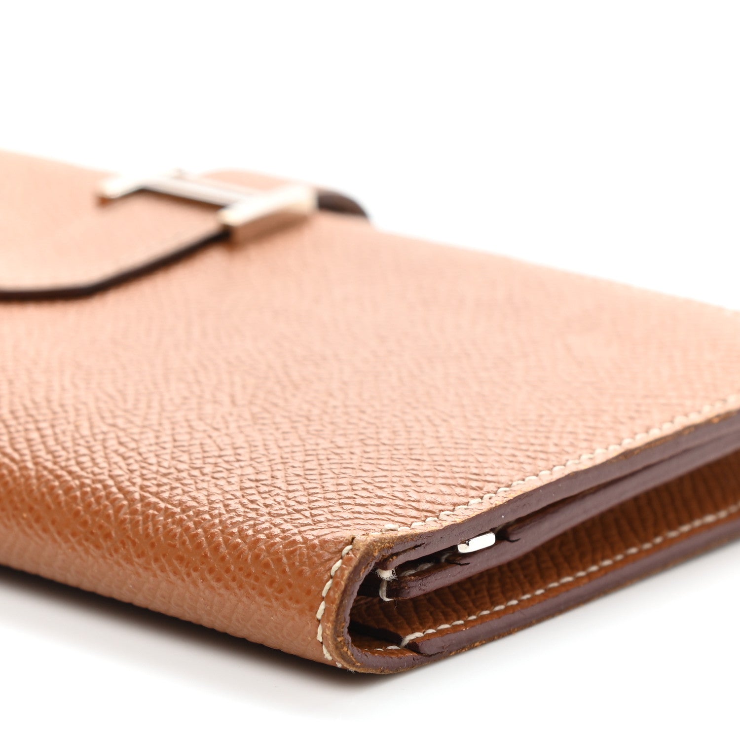 Hermes Epsom Bearn Gusset Wallet Gold 9 of 15
