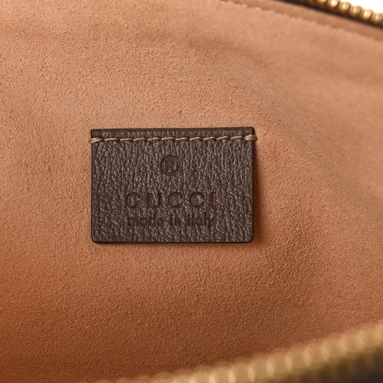 Gucci GG Supreme Monogram Large Ophidia Pouch Clutch Brown 6 of 11