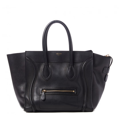 Celine Smooth Calfskin Mini Luggage Black 1 of 9
