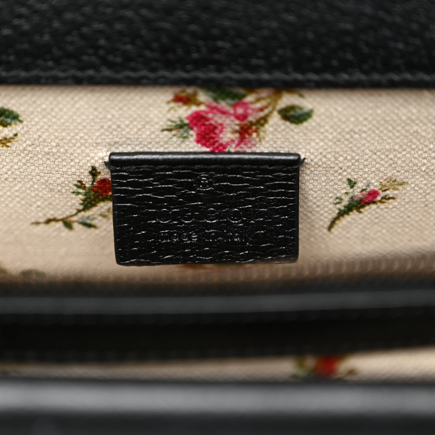 Gucci Calfskin Web Medium Dionysus Shoulder Bag Black 6 of 13