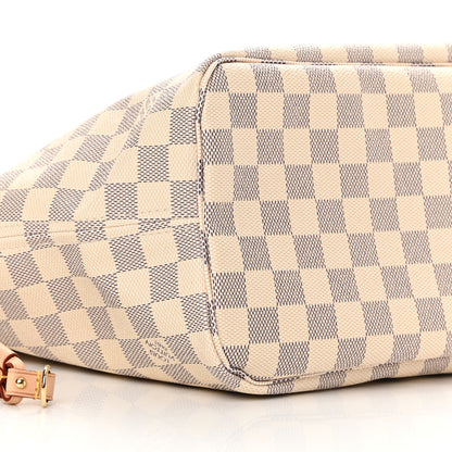 Louis Vuitton Damier Azur Neo Neverfull MM Rose Ballerine 9 of 11