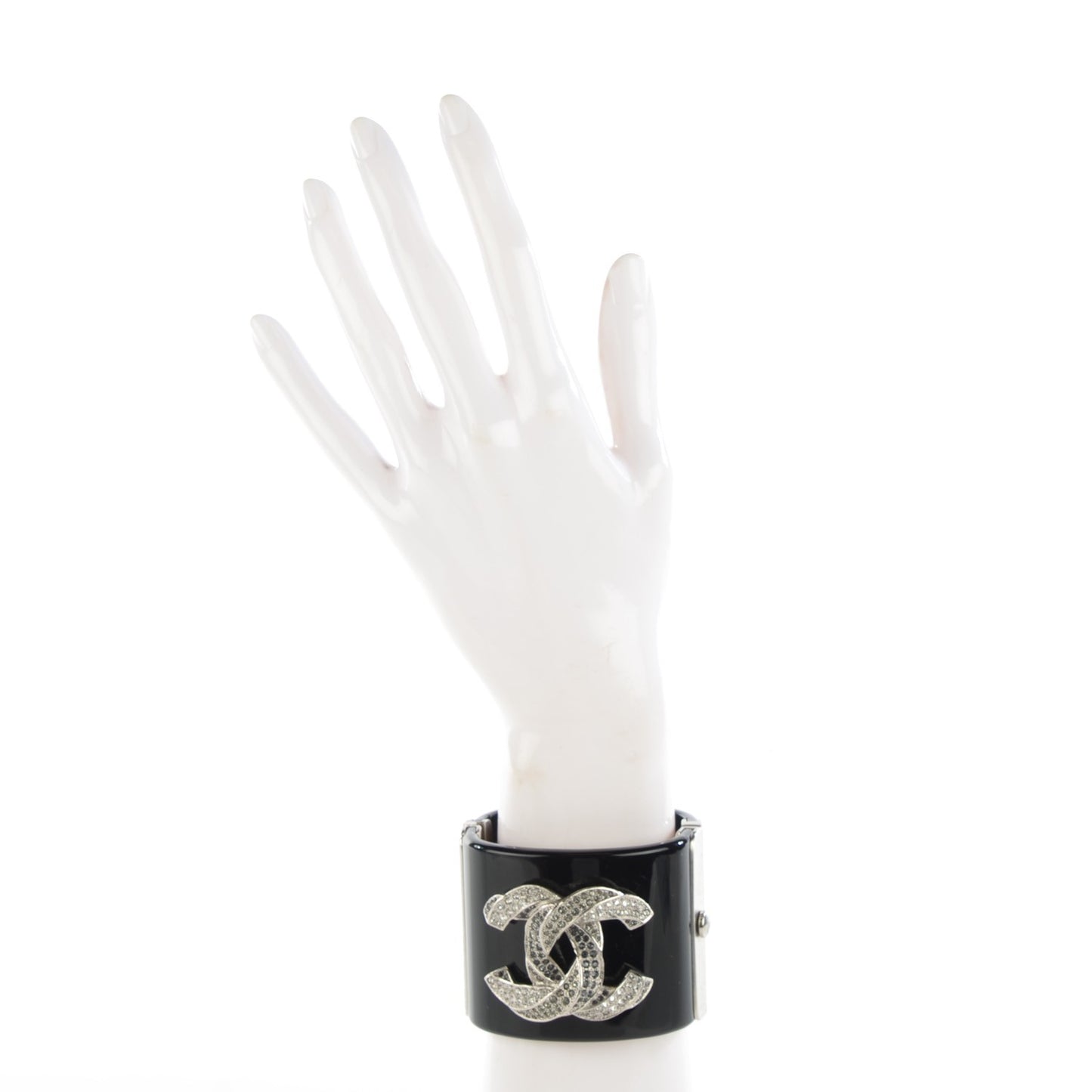 Resin Crystal CC Cuff Black