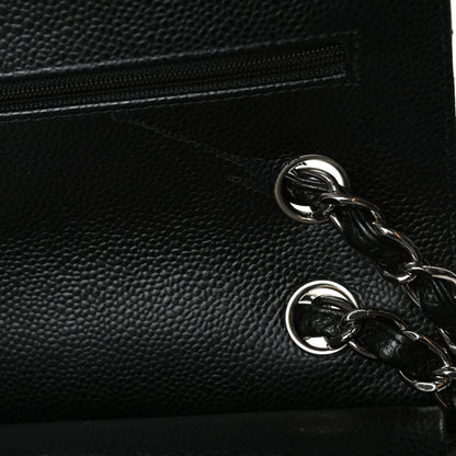 Chanel Caviar Quilted Jumbo Double Flap Black 12 of 13
