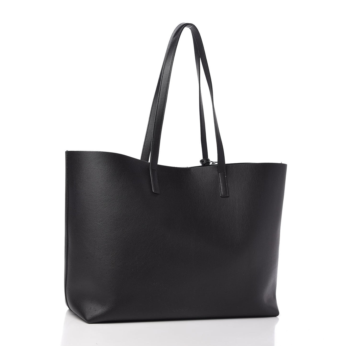 Calfskin Large Shopping Tote Black