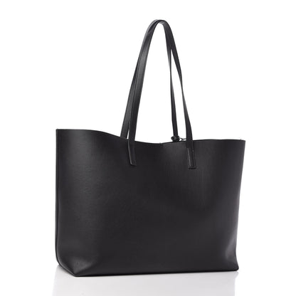 Saint Laurent Calfskin Large Shopping Tote Black 3 of 10