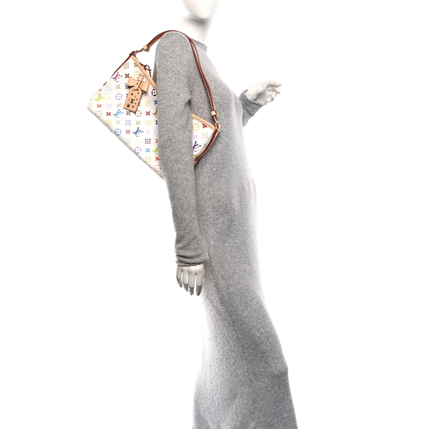 Louis Vuitton LV X TM Monogram Multicolor CarryAll East West White 2 of 9