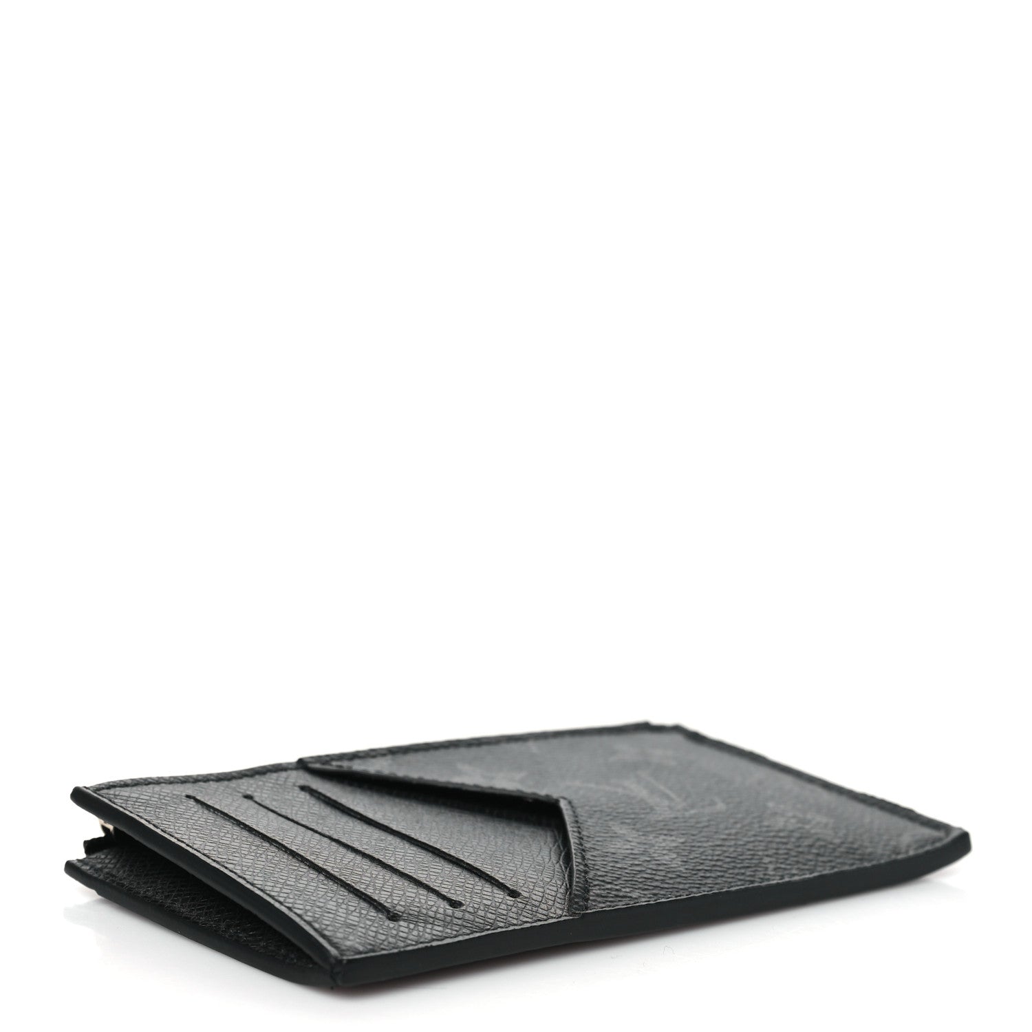 Louis Vuitton Monogram Eclipse Taiga Coin Card Holder 4 of 7