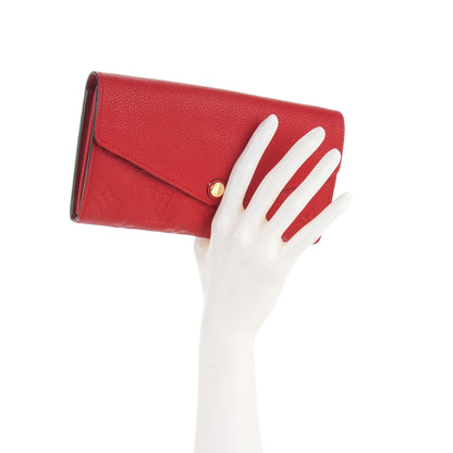 Louis Vuitton Empreinte Sarah Wallet NM Cherry 2 of 7