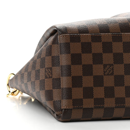 Louis Vuitton Damier Ebene Odeon Tote MM Black 8 of 10