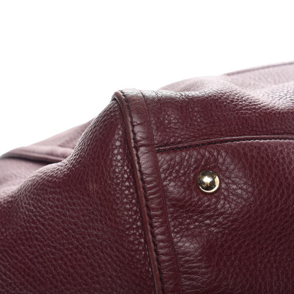 Gucci Pebbled Calfskin Large Soho Shoulder Bag Bordeaux 8 of 15