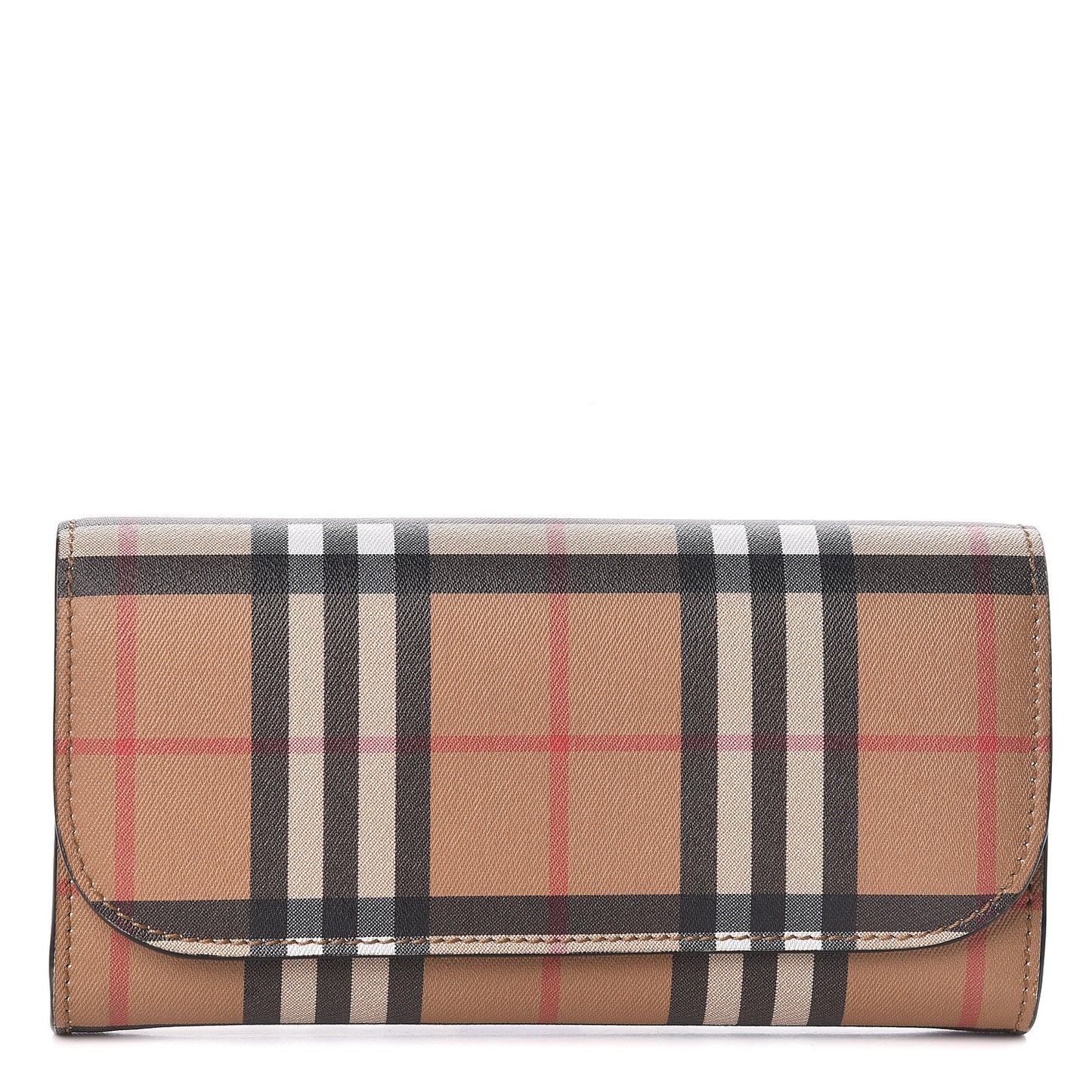 Vintage Check Henley Wallet Black