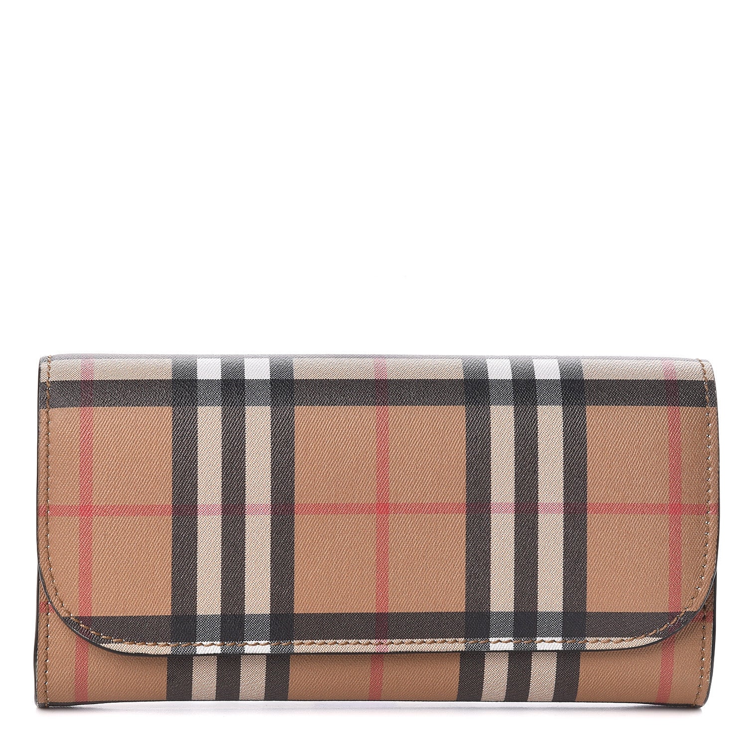 Burberry Vintage Check Henley Wallet Black 1 of 6