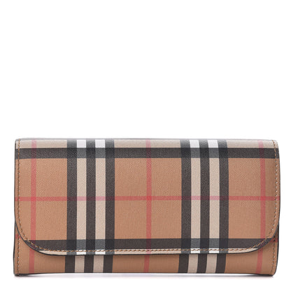 Burberry Vintage Check Henley Wallet Black 1 of 6