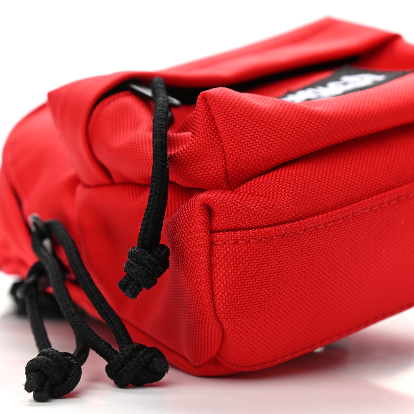 Recycled Casual Nylon Mini Oversized Backpack Bright Red