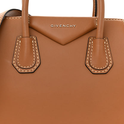 Givenchy Calfskin Contrast Topstitch Small Antigona Cognac 8 of 19