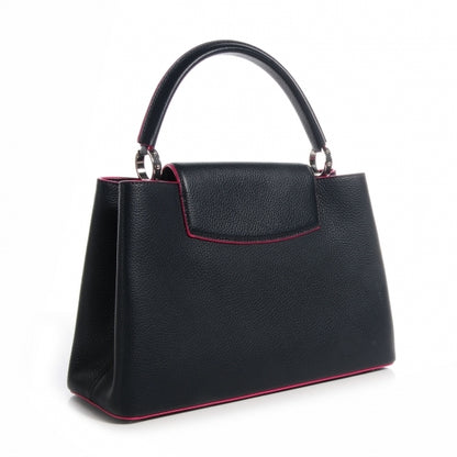 Louis Vuitton Taurillon Capucines MM Cobalt 3 of 9