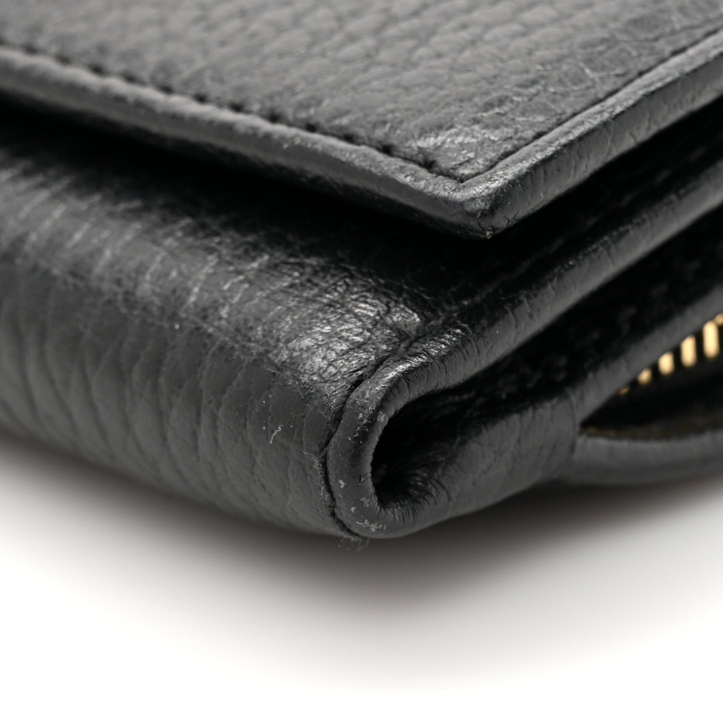 Dollar Calfskin GG Marmont Wallet Black