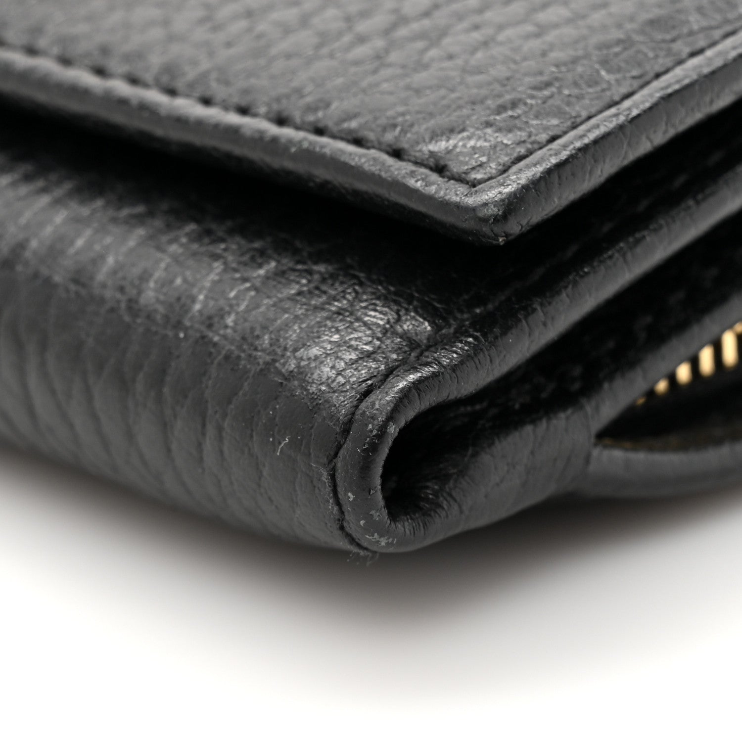 Gucci Dollar Calfskin GG Marmont Wallet Black 9 of 11
