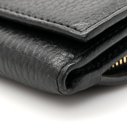 Gucci Dollar Calfskin GG Marmont Wallet Black 9 of 11