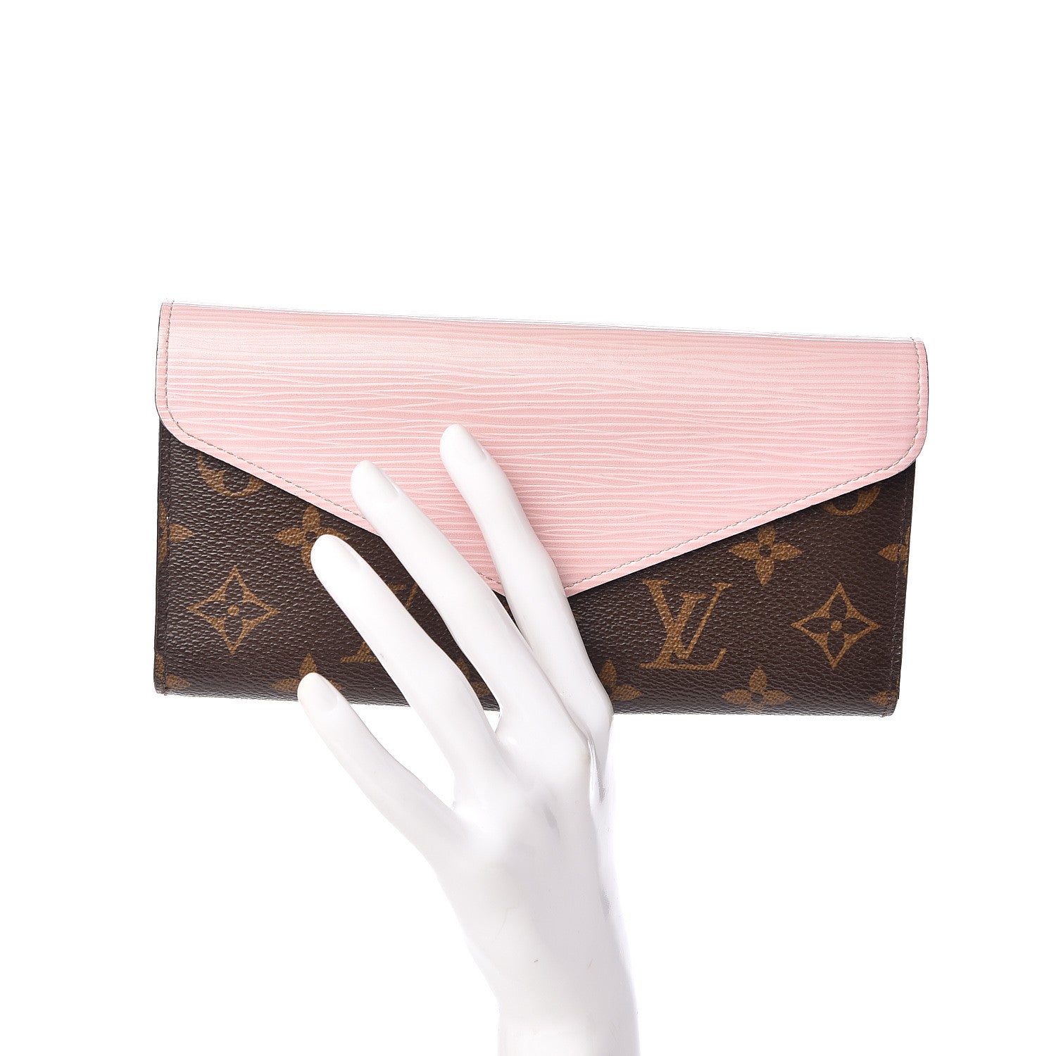 Louis Vuitton Monogram Epi Marie-Lou Long Wallet Rose Clair 2 of 8