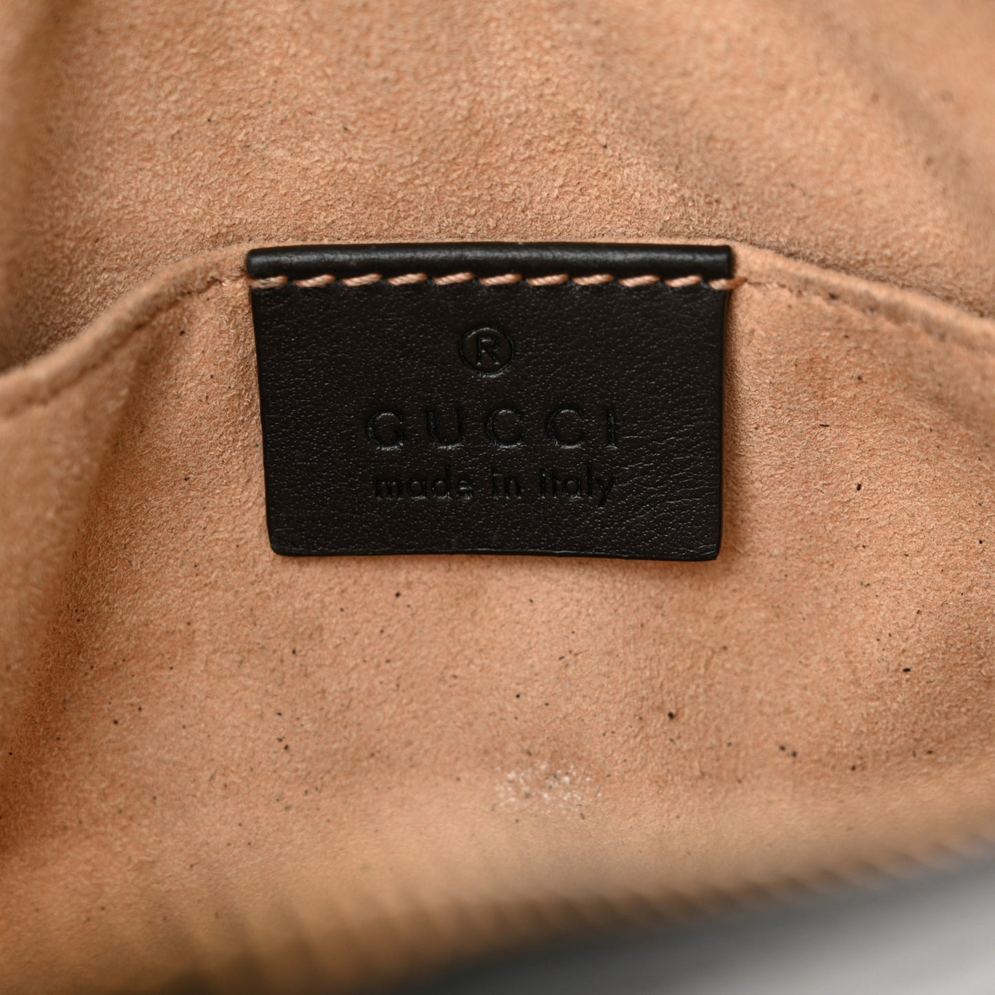 Calfskin Matelasse Mini GG Marmont Chain Shoulder Bag Black