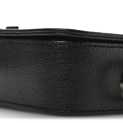 Off-White Saffiano Striped Mini Diag Binder Clip Bag Black White Yellow 9 of 11