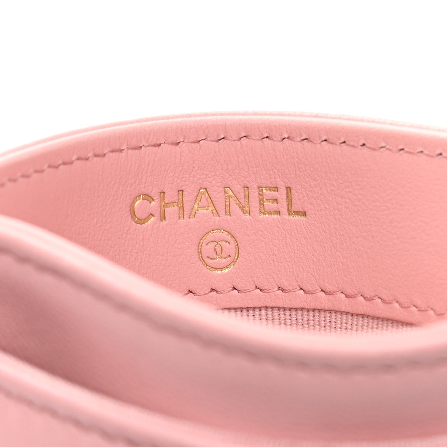 Chanel Lambskin Quilted Chanel 19 Card Holder Light Pink 6 of 8