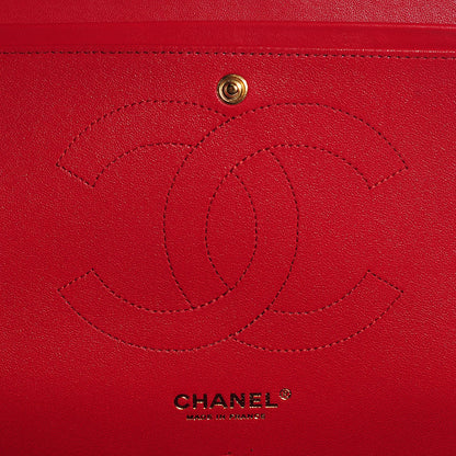Chanel Lambskin Quilted Jumbo Double Flap Red 7 of 10