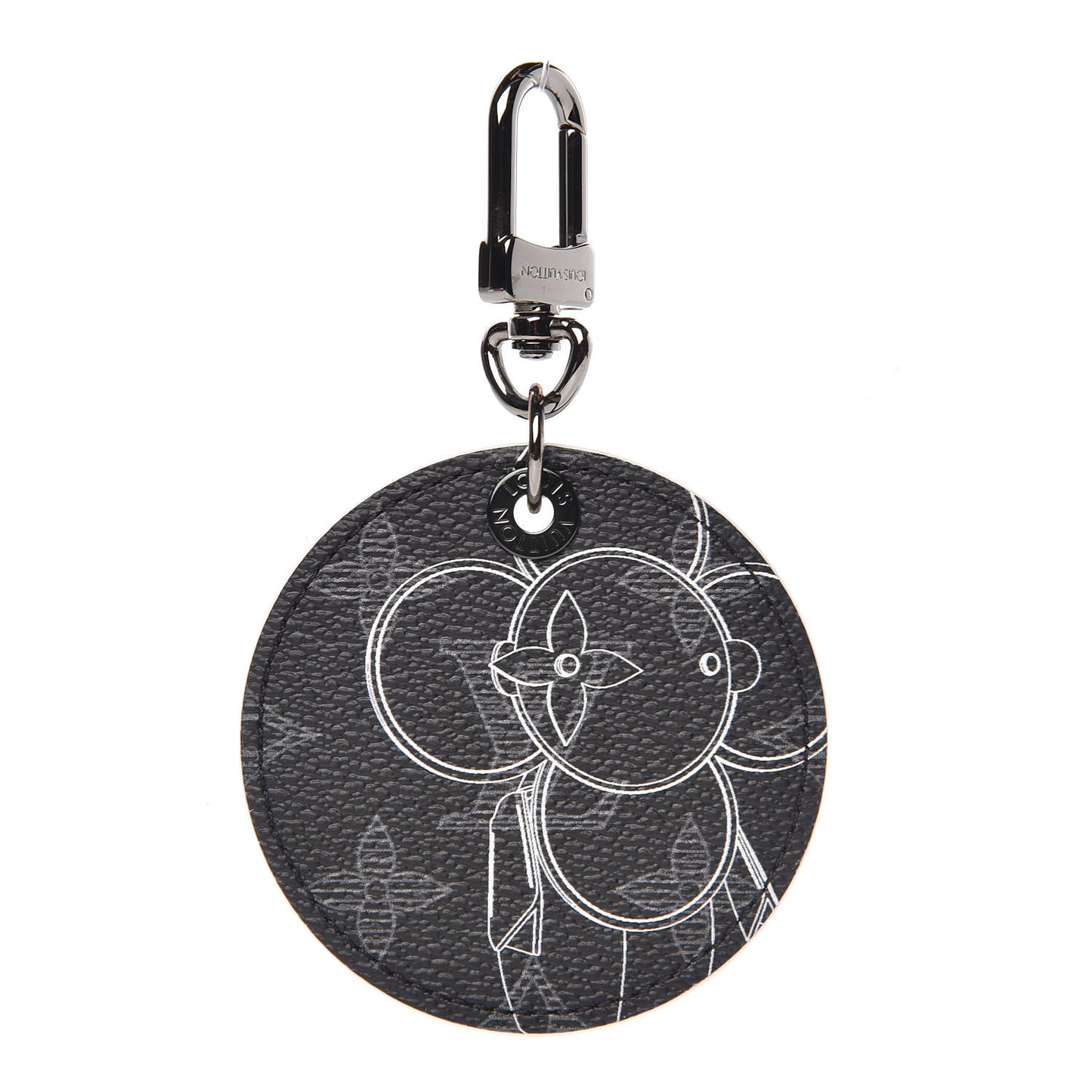 Monogram Eclipse Illustre Vivienne Bag Charm Key Holder Black