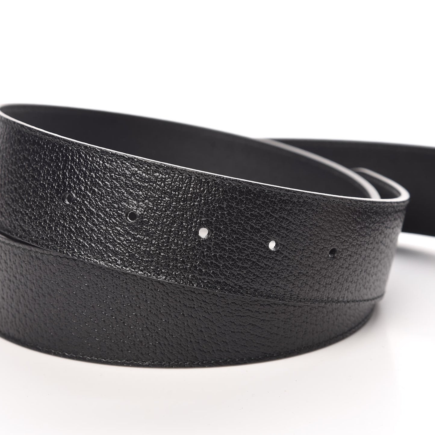 Textured Calfskin Double G 40mm Belt 105 42 Black