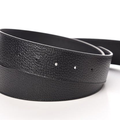 Gucci Textured Calfskin Double G 40mm Belt 105 42 Black 5 of 7