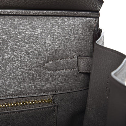 Hermes Taurillon Clemence Birkin 35 Etain 8 of 41