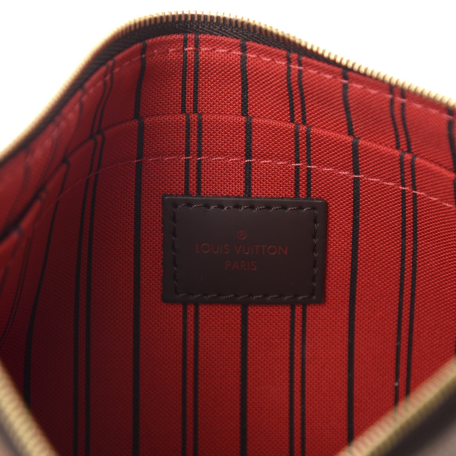 Louis Vuitton Damier Ebene Neverfull MM GM Pochette 6 of 7