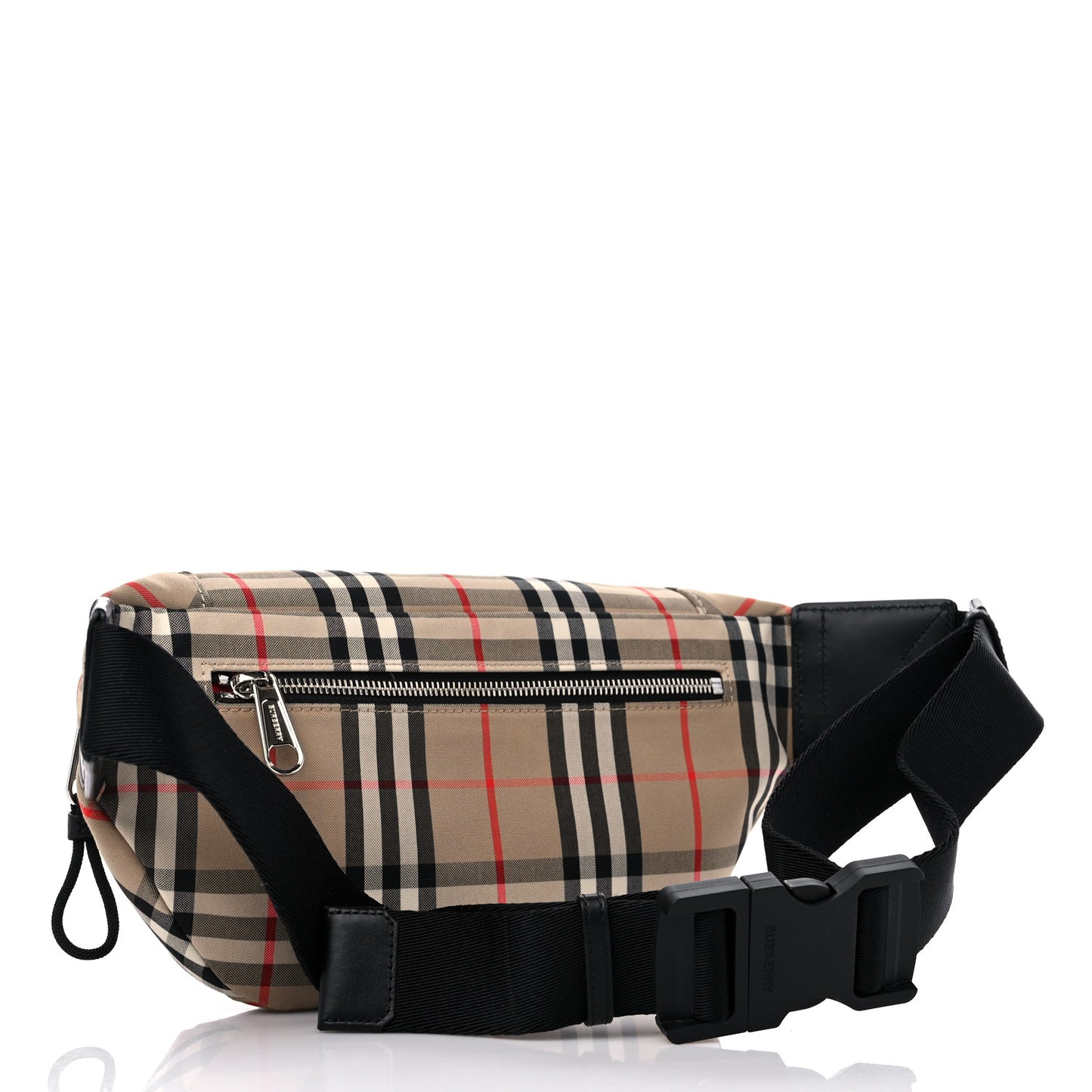 Nylon Vintage Check Medium Sonny Bum Bag Archive Beige Black