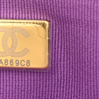 Chanel Caviar Quilted Wallet On Chain WOC Purple 7 of 11