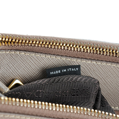 Prada Saffiano Medium Galleria Double Zip Tote Argilla 7 of 12