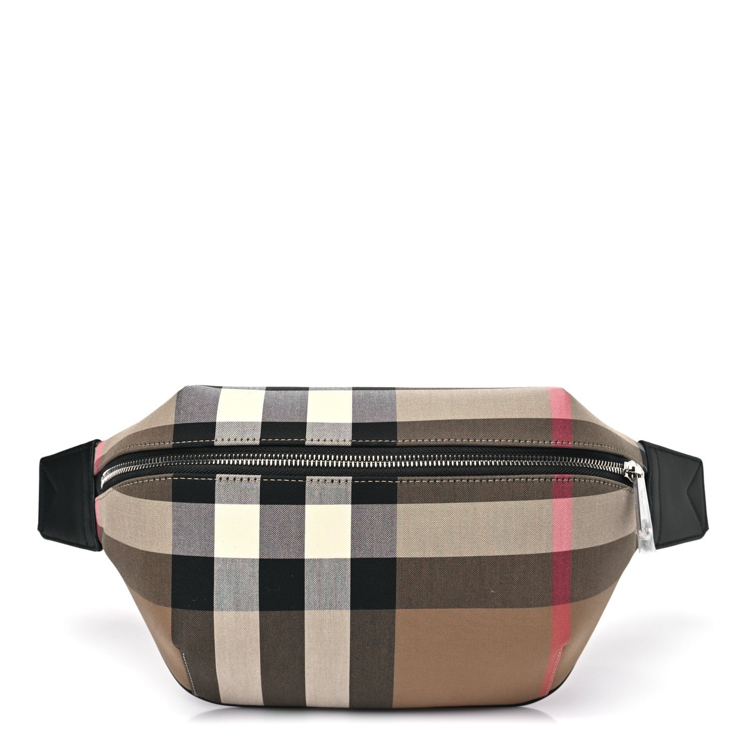 Burberry IP Check Sonny Bum Bag Taupe Brown 1 of 9