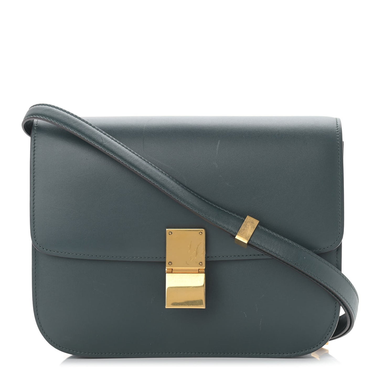 Box Calfskin Medium Classic Box Flap Bag Amazone