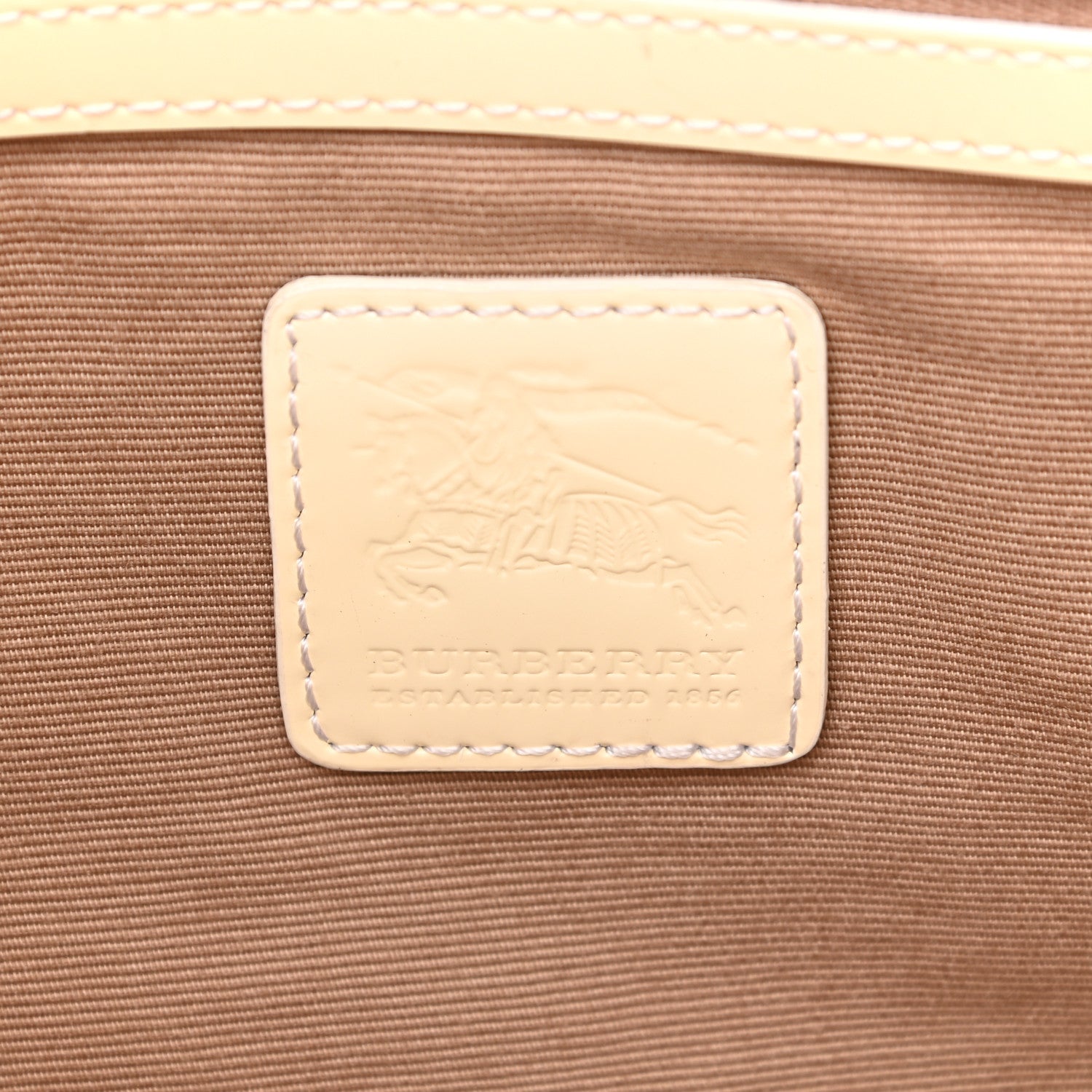 Burberry Nova Check Large Nickie Tote White 6 of 16