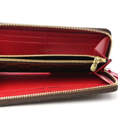 Louis Vuitton Damier Ebene Clemence Wallet Cherry 5 of 8